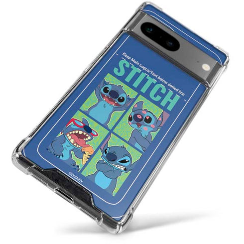 Disney Lilo and Stitch Personalities Moods Google Pixel 7a Clear Case
